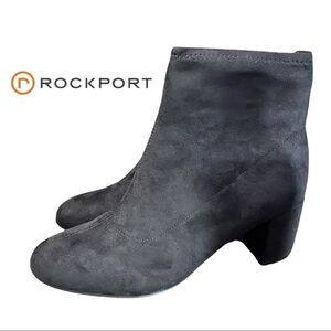 NEW Rockport Total Motion Women's Black Stretch Ankle Boots Booties 9.5